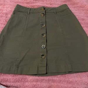 DIVIDED H&M Olive Green Skirt